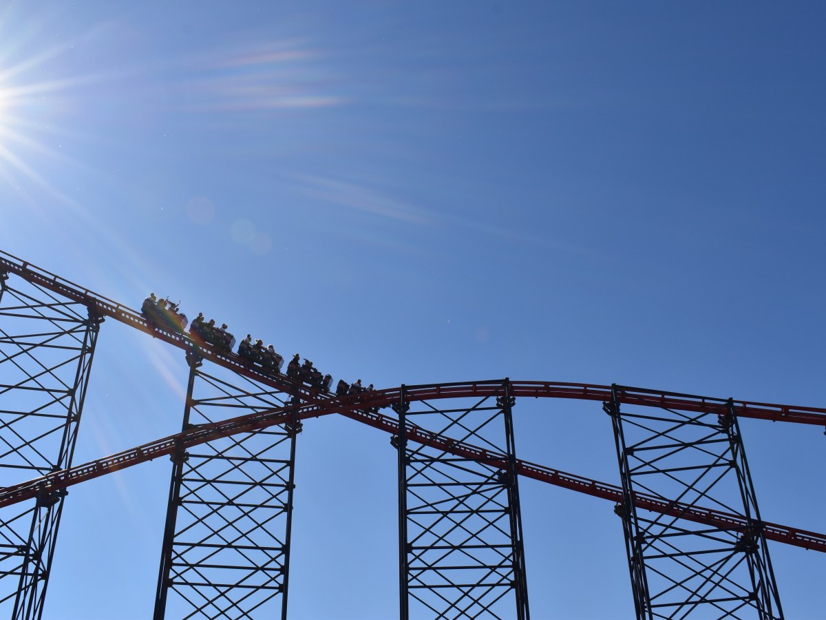 Blackpool Pleasure Beach – First stop!